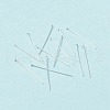 Brass Flat Head Pins KK-WH0058-03C-S-4