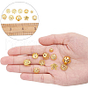  600Pcs 10 Style Plated Iron Fancy Bead Caps IFIN-NB0001-42-4