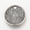 Tibetan Style Alloy Pendants TIBEP-Q078-17AS-RS-5