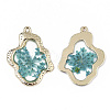 Epoxy Resin Pendants X-RESI-T045-028A-3