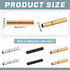   6Pcs 3 Colors 304 Stainless Steel Bayonet Clasps FIND-PH0021-89A-2