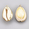 Cowrie Shell Pendants SSHEL-S258-01B-2