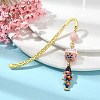 Japanese Style Maneki-neko Bookmark AJEW-JK00260-05-2