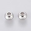 Tarnish Resistant Rondelle 304 Stainless Steel Beads X-STAS-S028-15-2
