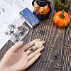 SUNNYCLUE 24Pcs 3 Colors Blank Glass Spider Pendant FIND-SC0006-47-3
