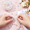 DICOSMETIC 120Pcs 6 Colors Transparent Acrylic Beads TACR-DC0001-06-3
