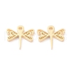 304 Stainless Steel Charms X-STAS-I151-06G-2