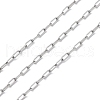 304 Stainless Steel Paperclip Chains CHS-M009-07P-02-1