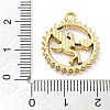Alloy Rhinestone Pendants FIND-U026-04G-3