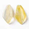 Natural Yellow Agate Pendants G-F697-B04-2