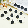 30 Pairs Wood Studs Earring Findings EJEW-DC00002-4