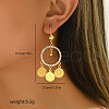 Elegant Middle Eastern Style Zinc Alloy Chandelier Earrings RG4229-1-3