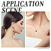 DELORIGIN 9Pcs 3 Styles Alloy Bead Cap Pendant Bails FIND-DR0001-20B-6