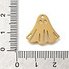 201 Stainless Steel Pendants STAS-R132-02G-3
