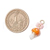 Copper Handmade Lampwork Pendants PALLOY-MZ00667-2