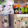 SUNNYCLUE 100Pcs Faux Suede Tassel Pendant Decorations FIND-SC0001-95A-6