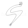 Ion Plating(IP) 304 Stainless Steel Pendant Necklaces NJEW-P286-01P-1