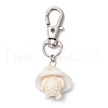 Synthetic Turquoise & Shell Pendant Decorations HJEW-JM03178-02-1