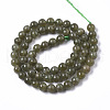 Natural Green Apatite Beads Strands G-G465-19-2