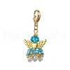 Angel Glass Pendant Decorations HJEW-MZ00214-3
