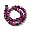 Synthetic Gemstone Dyed Beads Strands G-P507-03B-11-3