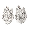 Non-Tarnish 201 Stainless Steel Pendants X-STAS-Q245-01P-1