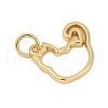 Brass Charms KK-S527-19G-2