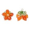 Transparent Glass Pendants PALLOY-MZ00720-02-1