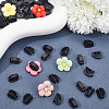 CRASPIRE 100Pcs Plastic Shoelace Buckle Clips FIND-CP0001-93-4
