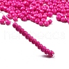 Baking Paint Glass Seed Beads SEED-S004-Y7-4