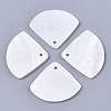 Natural Freshwater Shell Pendants X-SHEL-R047-19-1