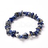 Chip Natural Gemstone Beaded Stretch Bracelets Sets BJEW-JB05700-4