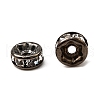 Brass Rhinestone Spacer Beads RB-A014-Z5mm-01B-2