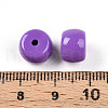 Opaque Acrylic Beads SACR-T017-35B-3