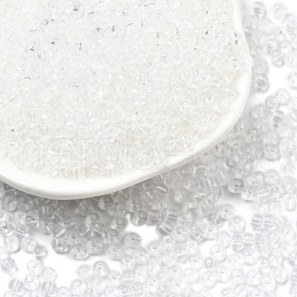 8/0 Grade A Round Glass Seed Beads SEED-Q006-3mm-F04-1