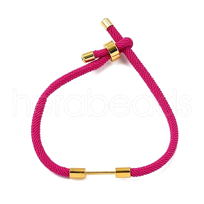 Braided Nylon Cord Bracelet Making MAK-A017-D03-35G-1