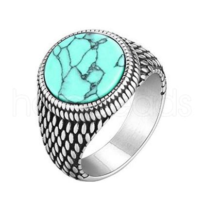 Stainless Steel Color Finger Rings for Men FS-WG49563-07-1