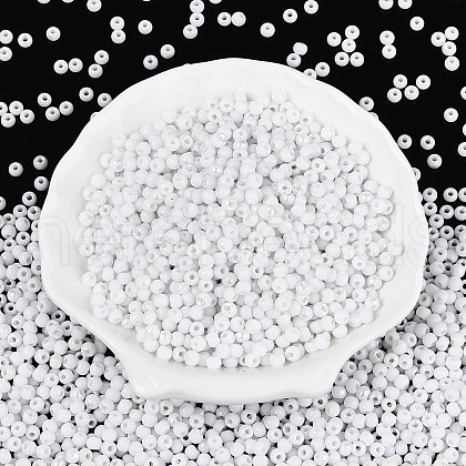 6/0 Half Plated Glass Beads SEED-N008-04H-1
