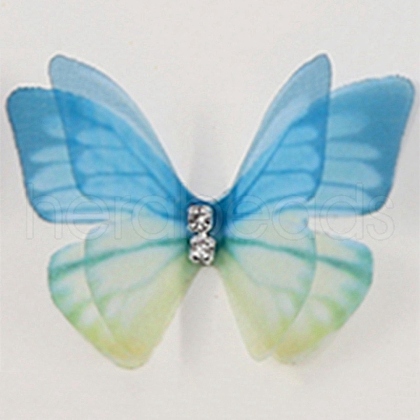 Gradient Color 2-Layer Fibre Tulle Ornament Accessories FIND-WH0101-02E-1