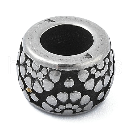 304 Stainless Steel European Beads STAS-H219-04AS-1