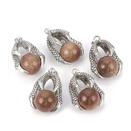 Synthetic Goldstone Pendants G-S292-01B-1