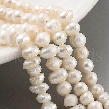 Natural Cultured Freshwater Pearl Beads Strands PEAR-C003-27-1