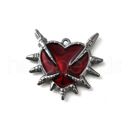 Alloy Enamel Gothic Style Pendants PALLOY-R157-06B-07A-1