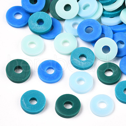Handmade Polymer Clay Beads CLAY-T019-02B-1