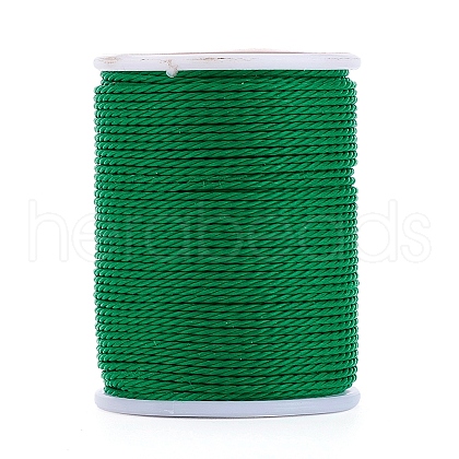 Round Waxed Polyester Cord X-YC-G006-01-1.0mm-18-1