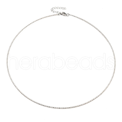 Non-Tarnish 304 Stainless Steel Necklaces STAS-D084-31P-1