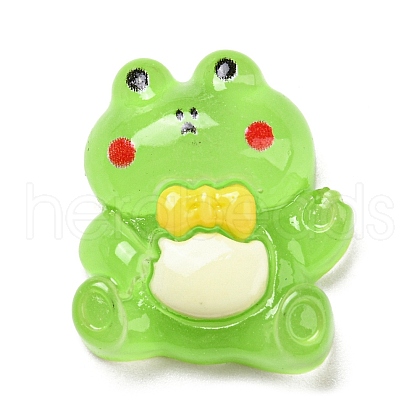Cartoon Transparent Resin Cabochons CRES-P025-D02-1