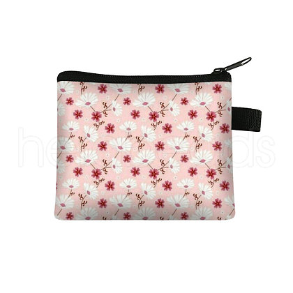 Flower Pattern Cartoon Style Polyester Clutch Bags PAAG-PW0016-15J-1