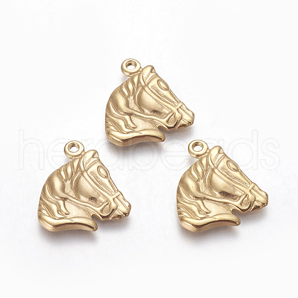 PVD Vacuum Plating 304 Stainless Steel Pendants STAS-I101-30G-1