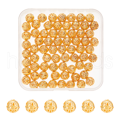 DICOSMETIC 80Pcs Brass Beads KK-DC0004-22-1